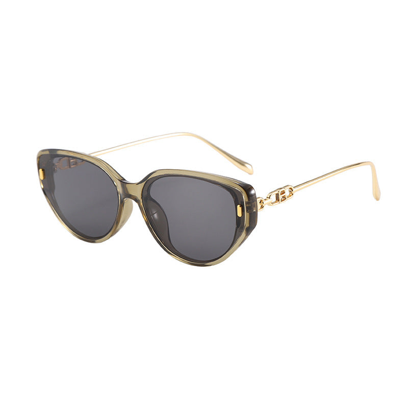 Women's designer sunglasses with delicate metal frame and extraordinary cat-eye design Stornfield