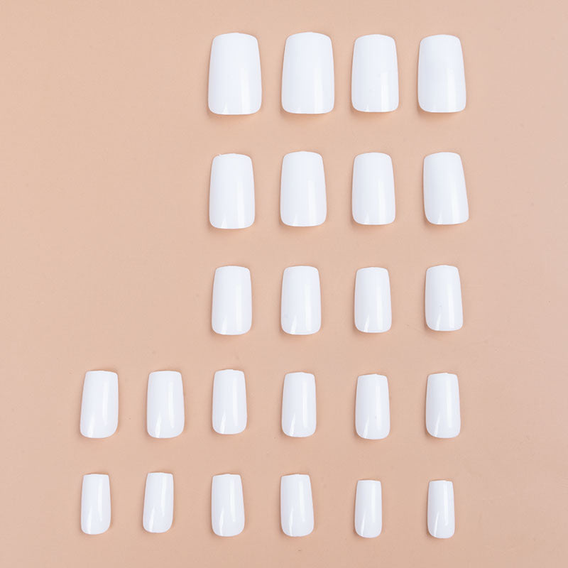 Glossy Elegant Square Press-On Nails