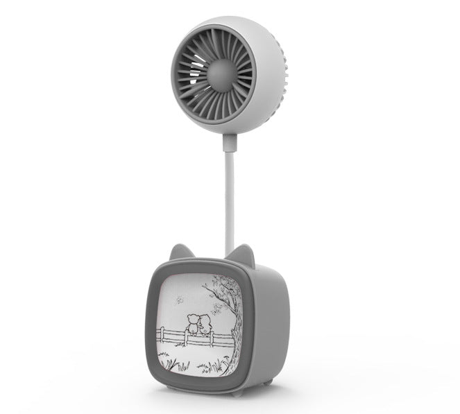 Unisex Cute Bunny-Themed Rechargeable Desk Fan Stornfield