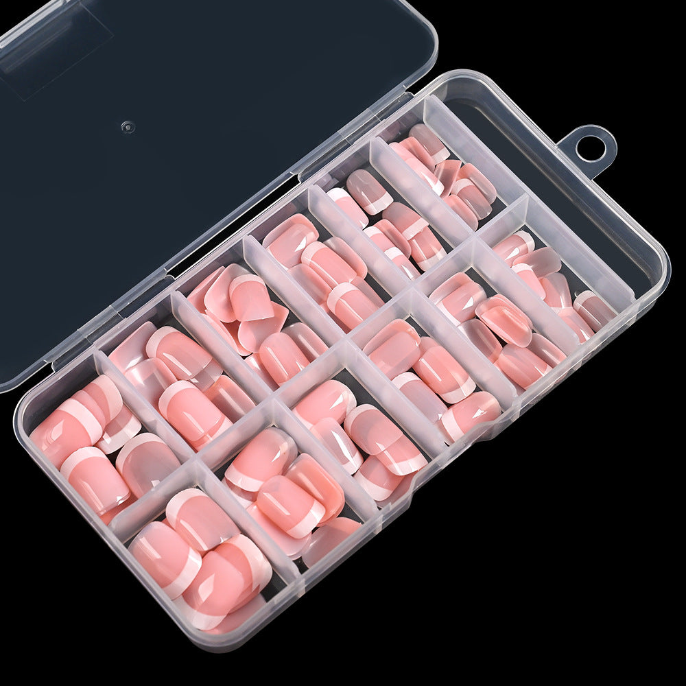 Premium French Tip False Nail Collection Stornfield