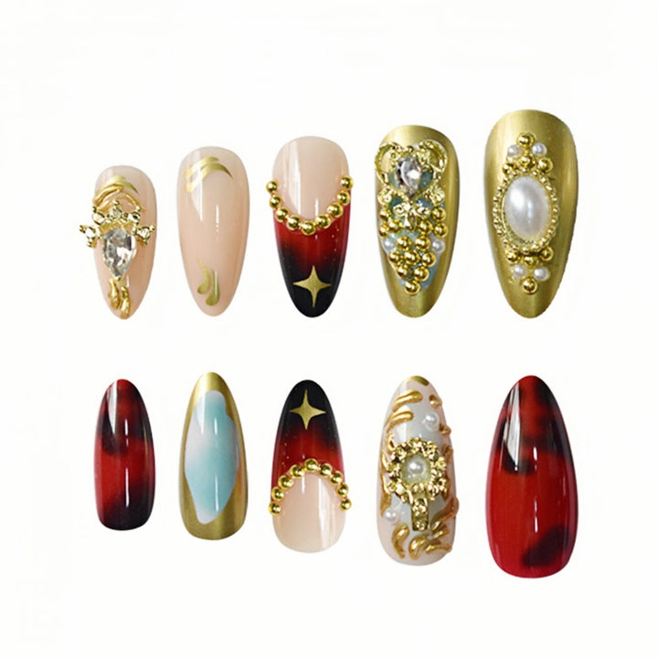 Artistic Resin Nail Art Extensions Stornfield