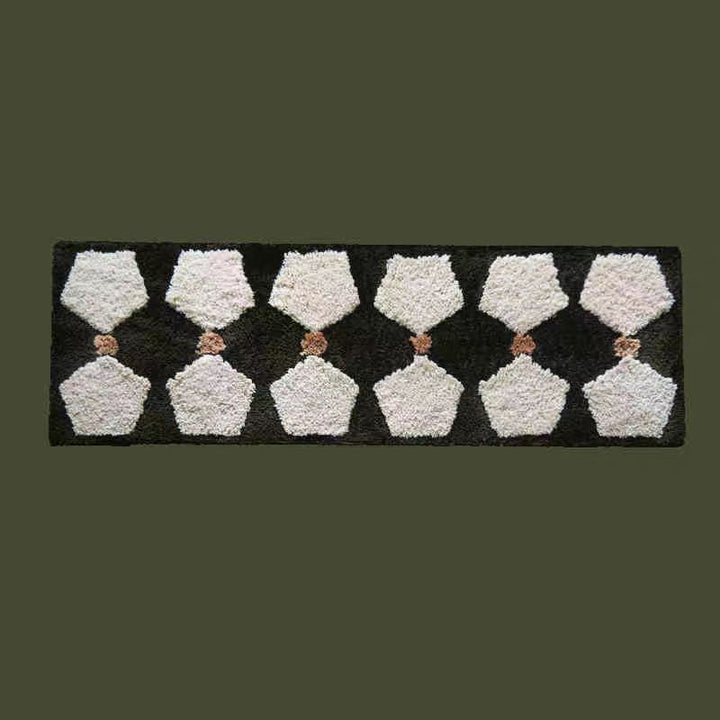 Modern Geometric Pattern Bath Mat Stornfield