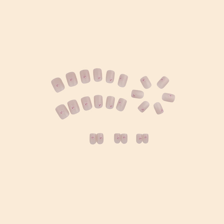 Floral Design Press-On Nail Extensions Stornfield