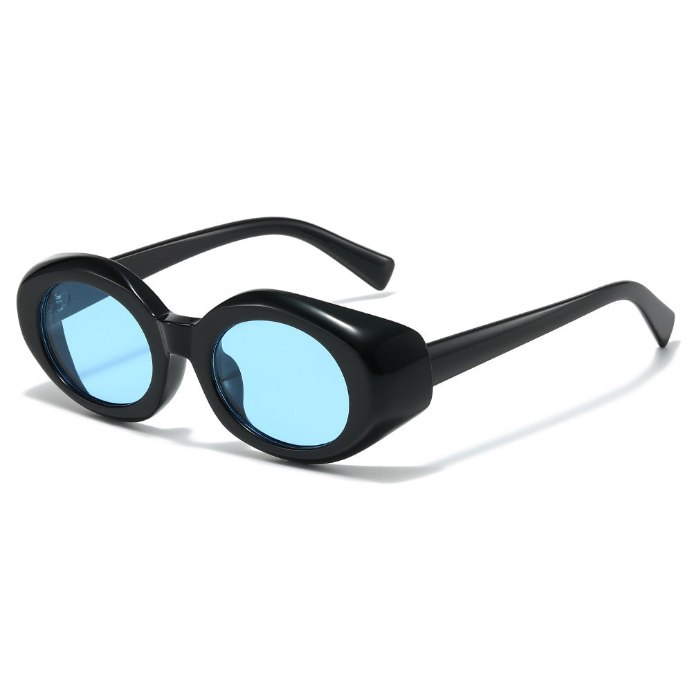 Oversized Geometric Sunglasses with Thick Frames Stornfield