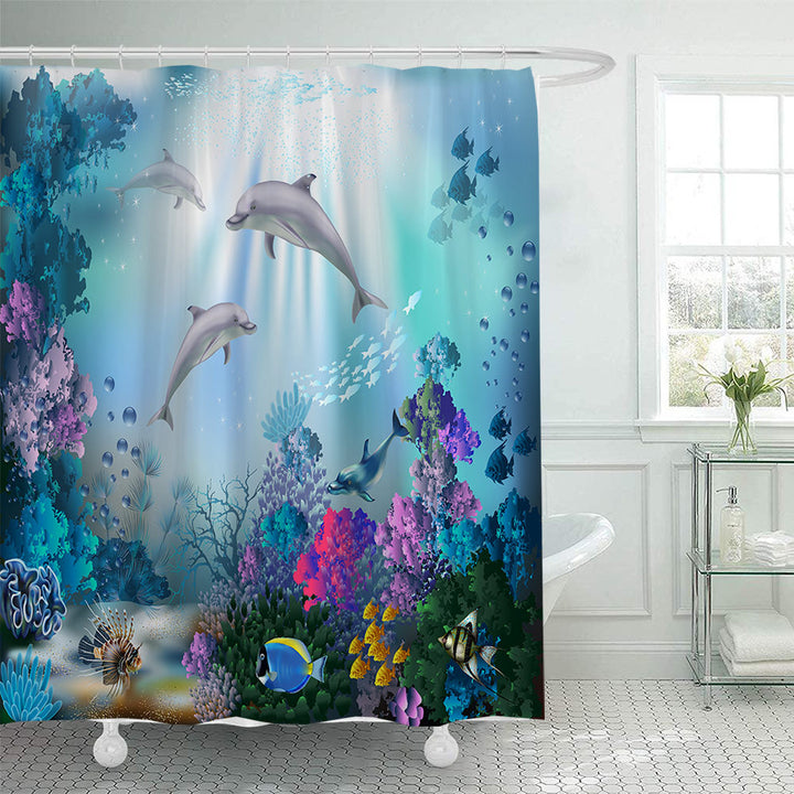 Coastal Pattern Shower Curtain Stornfield