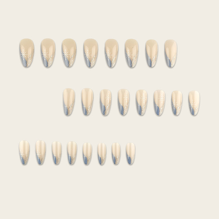 Artistic nail embellishment with snowflake accents Stornfield