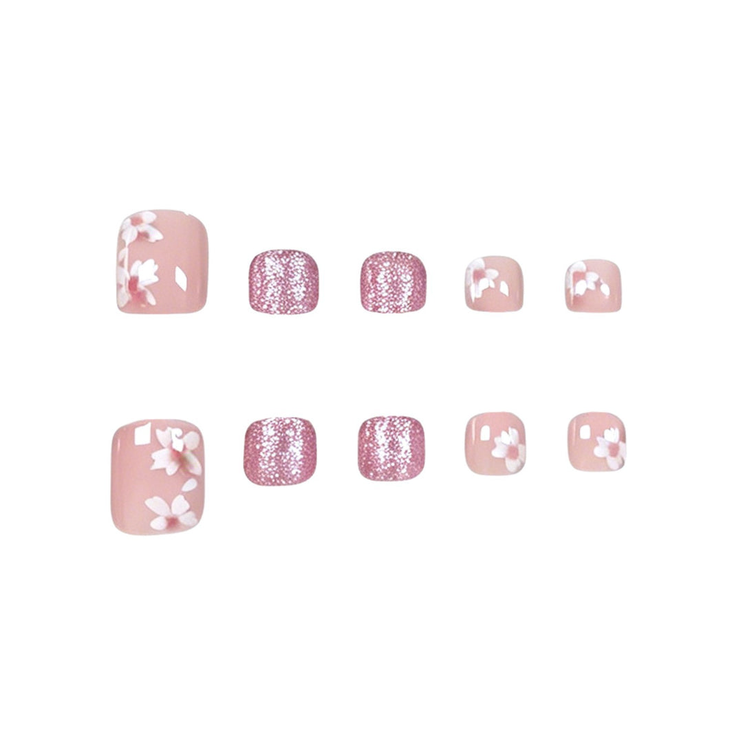 Decorative Floral Toe Nail Art Stornfield