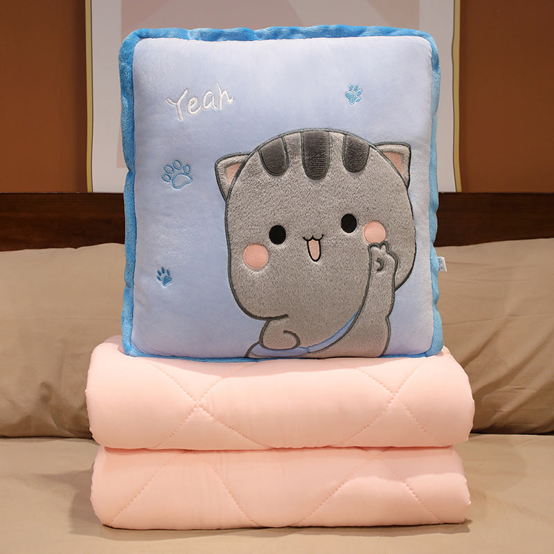 Plush pillow with cute husky design Stornfield