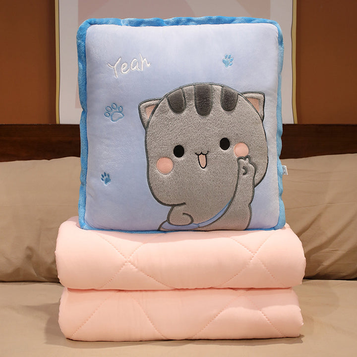 Plush pillow with cute husky design Stornfield