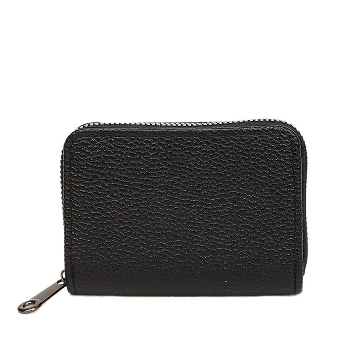 Compact Textured Zip Wallet