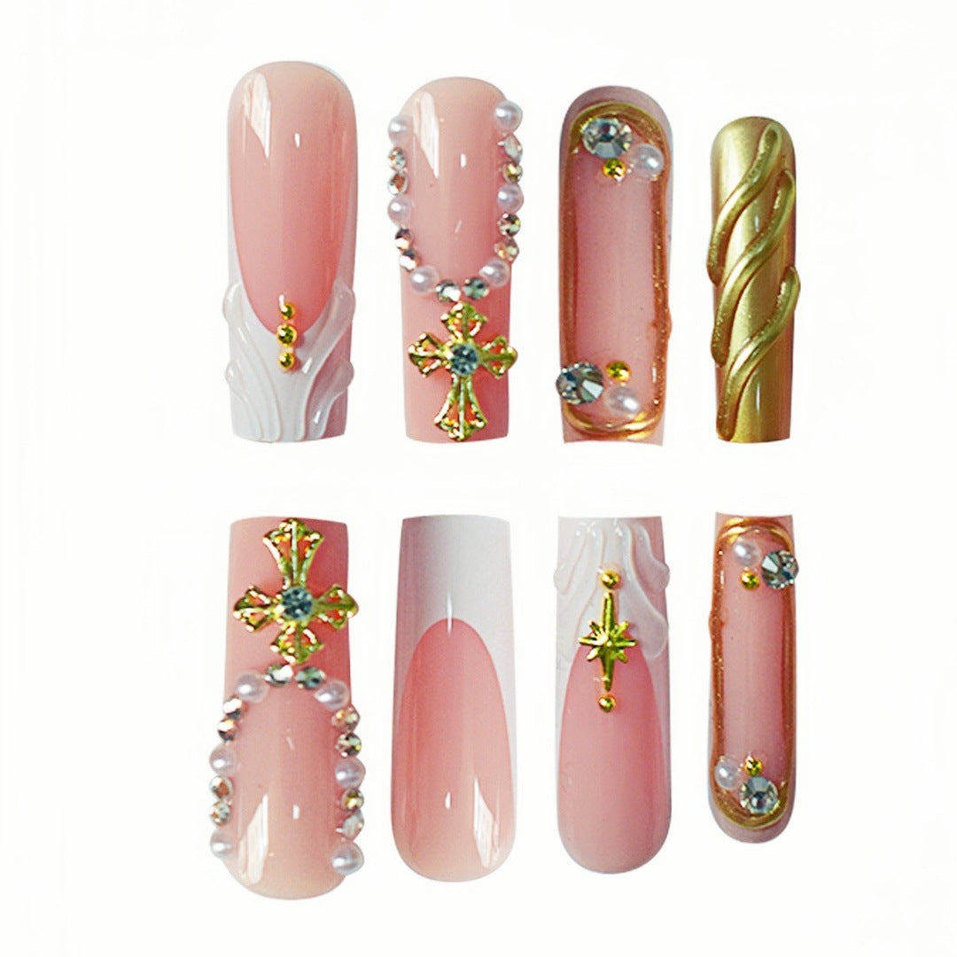 Ornate Press-On Nail Extensions Stornfield