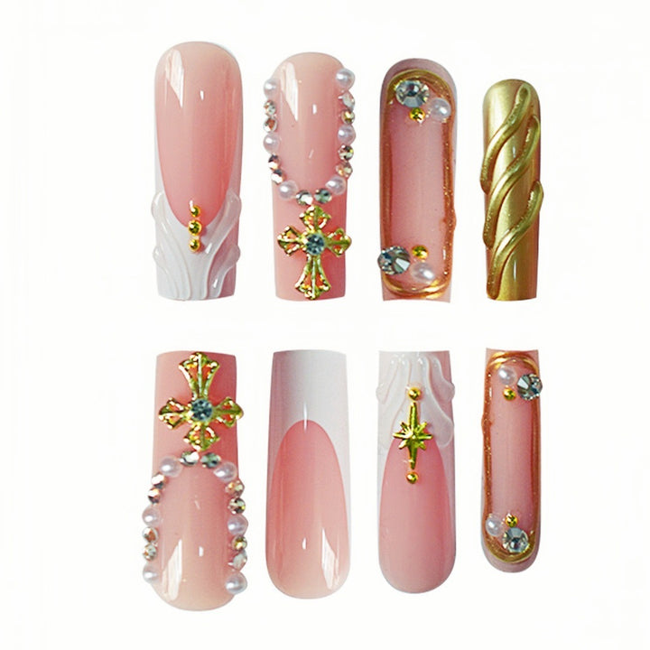 Ornate Press-On Nail Extensions Stornfield