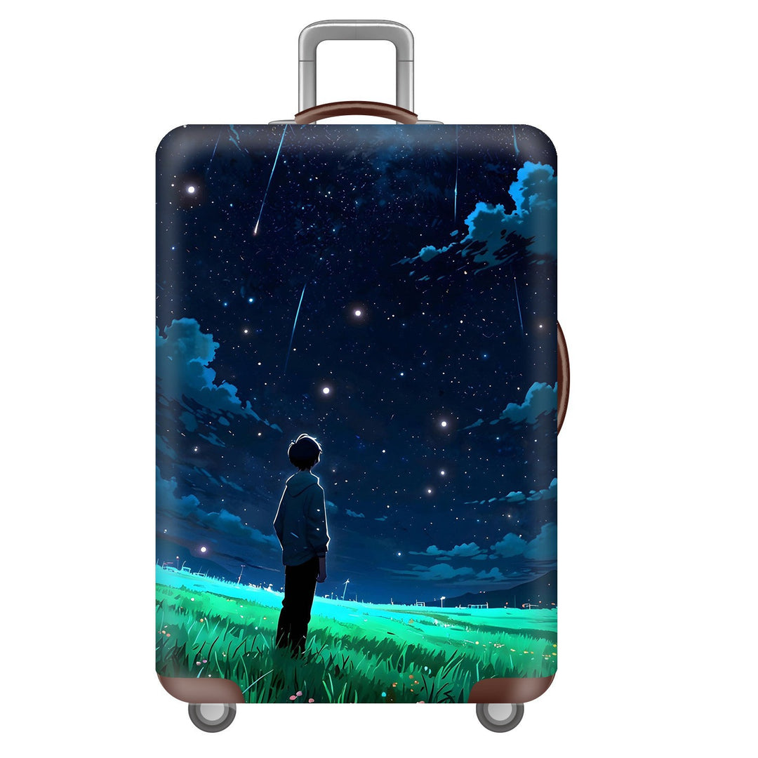Unisex Hard Shell Suitcase with Dreamy Landscape Design Stornfield