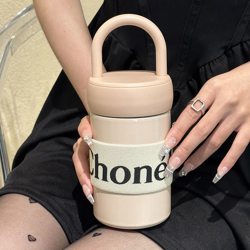 Women's multifunctional thermos cup with practical carrying handle Stornfield
