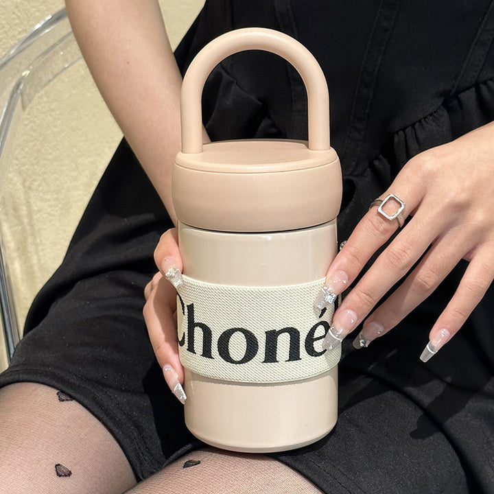 Women's multifunctional thermos cup with practical carrying handle Stornfield