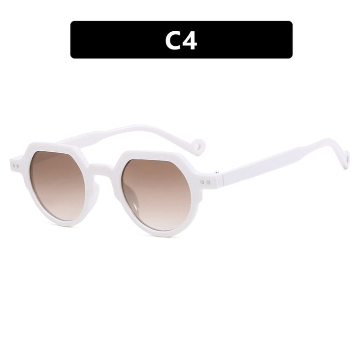 Women's geometric sunglasses with protective UV filter and sturdy frame Stornfield
