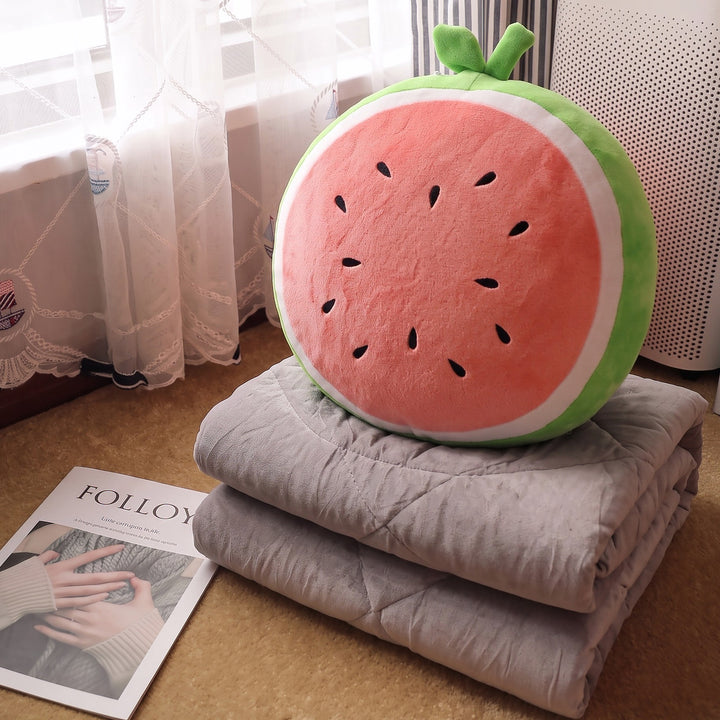 Plush pillow in fruity design Stornfield
