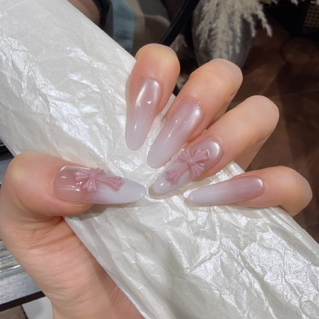 Elegant Acrylic Press-On Nails Stornfield