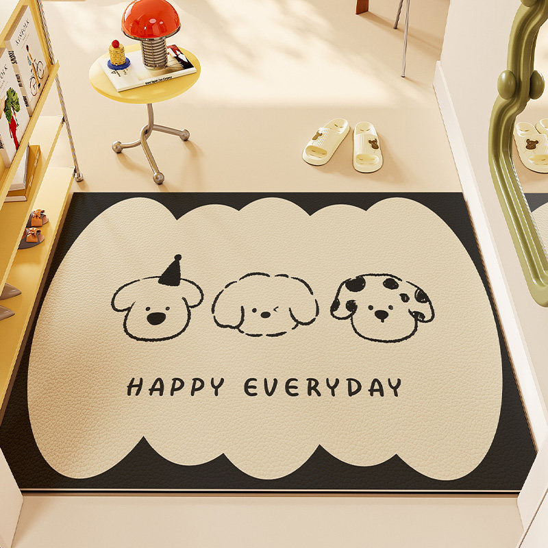 Whimsical Pet-Themed Area Mat