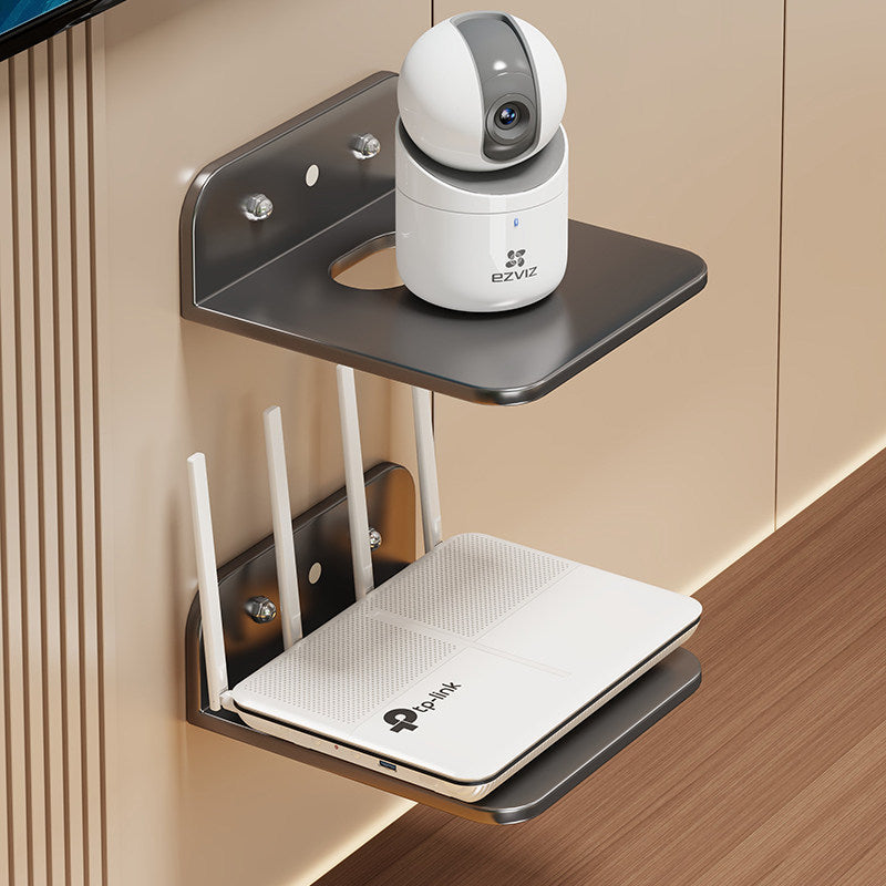 Wall-Mount Floating AV Shelf for Projector and Router