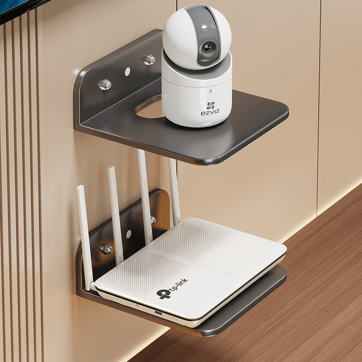 Wall-Mount Floating AV Shelf for Projector and Router