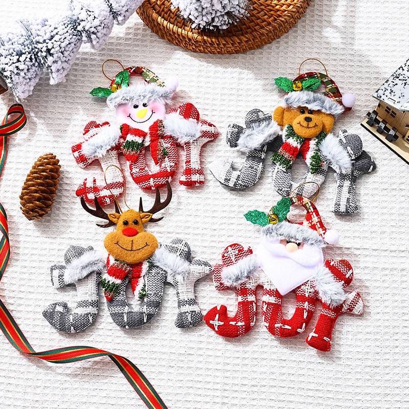 Cute Christmas tree ornament in snowman design Stornfield