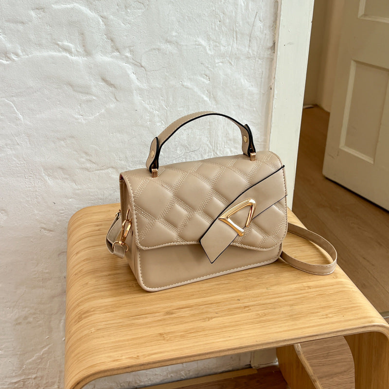 Quilted Structured Handbag