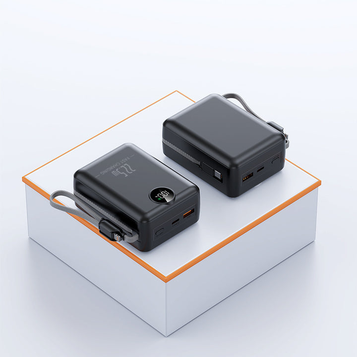 Portable power bank with LCD display and multifunctional connection options Stornfield