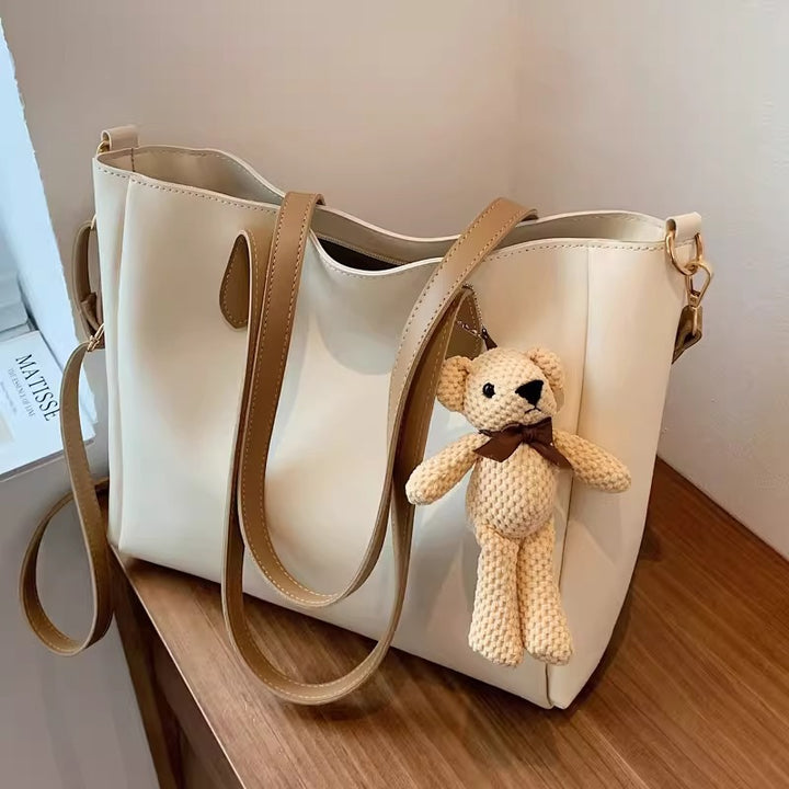 Spacious Soft Leather Tote Bag Stornfield