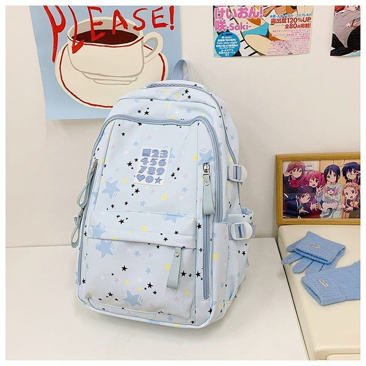 Playful backpack with star motifs and practical functions Stornfield