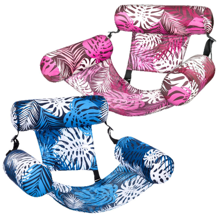 Women Portable Beach Lounge Chair with Neck Support Stornfield