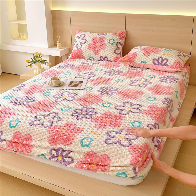 Floral Patterned Bed Cover