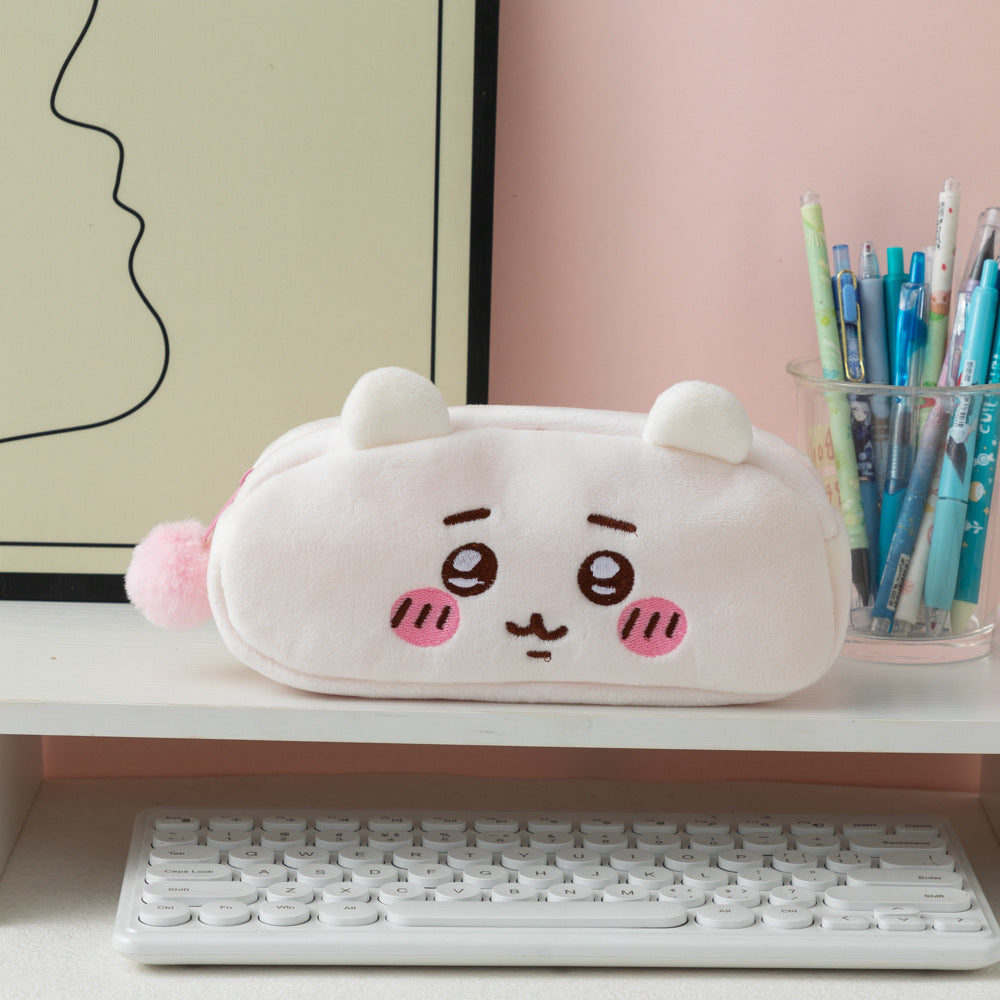 Plush Bunny-Shaped Pencil Case Stornfield