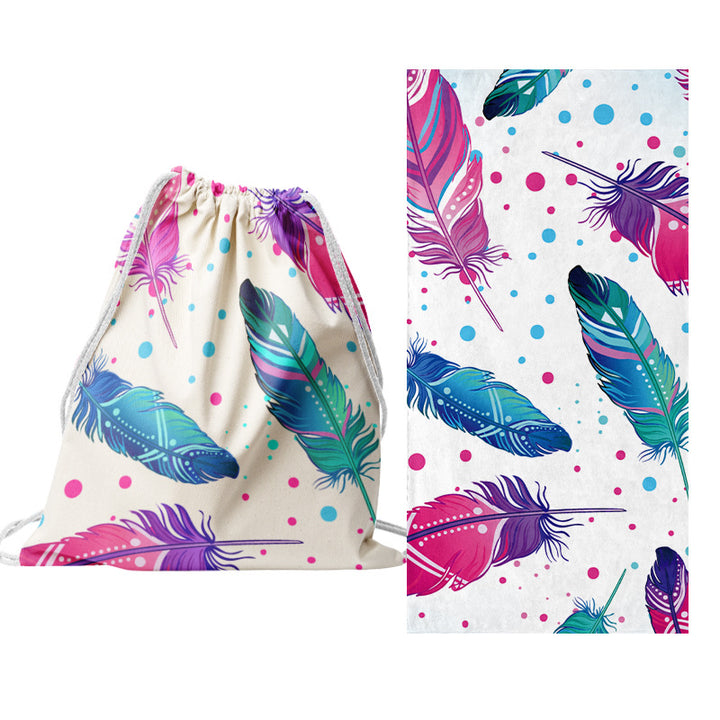 Drawstring bag with creative cactus design Stornfield