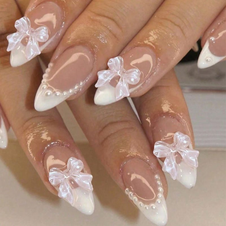 Artificial nail set with high-quality designs and elegant embellishments Stornfield