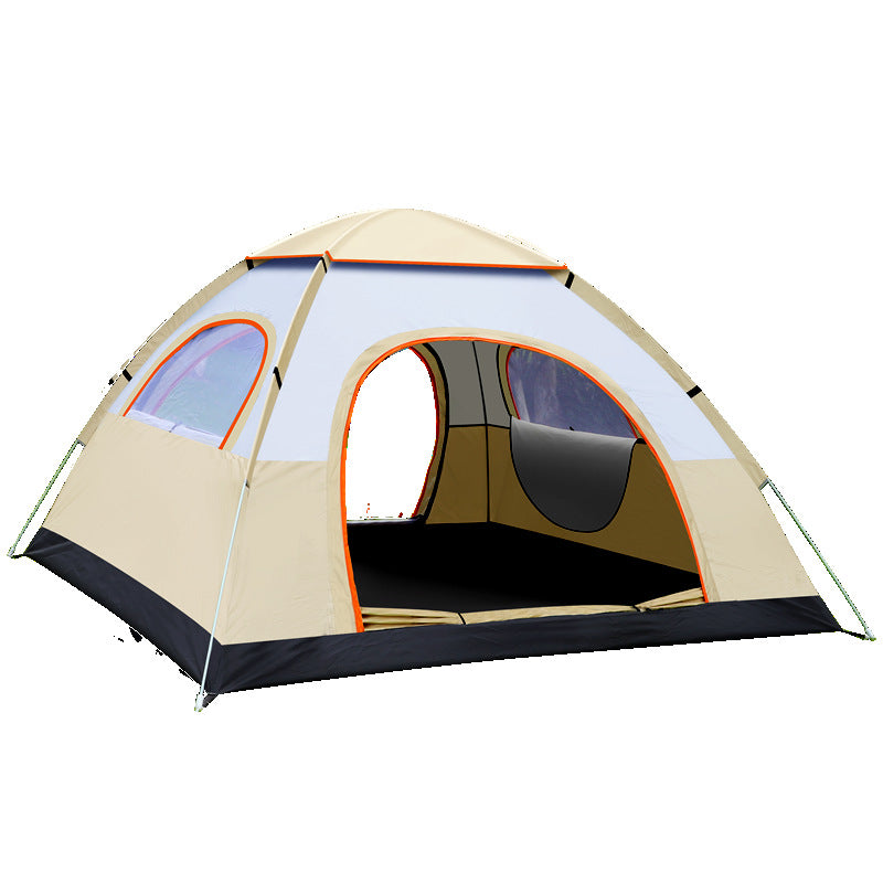 Pop-Up Tent with Double Entrance Design and Ventilation Windows Stornfield