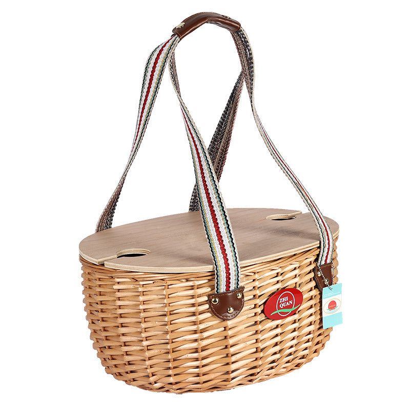 Ladies Picnic Basket with Practical Folding Table Stornfield