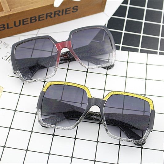 Ladies extravagant square sunglasses with unique design Stornfield