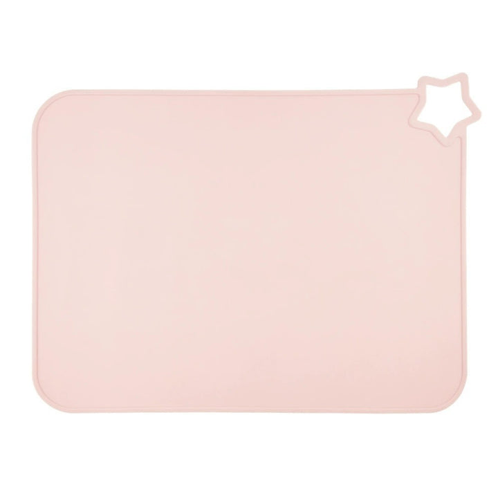 Silicone Placemat with Raised Rim, Non‑Slip Backing and Star Hook