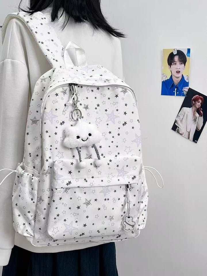 Backpack with Sparkling Star Motif and Charming Pendant Stornfield