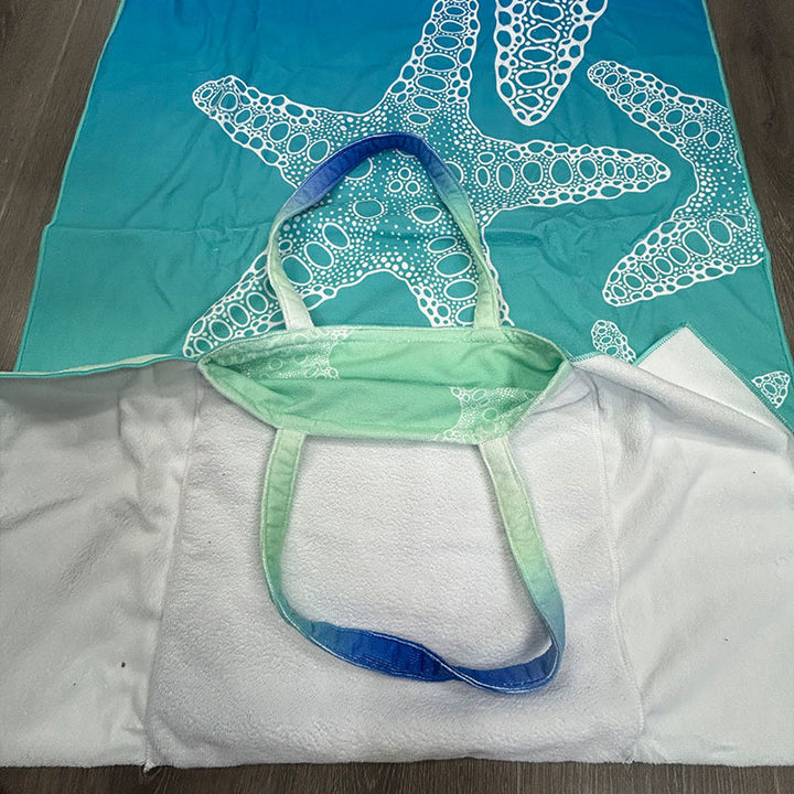Beach towel with elegant floral patterns Stornfield