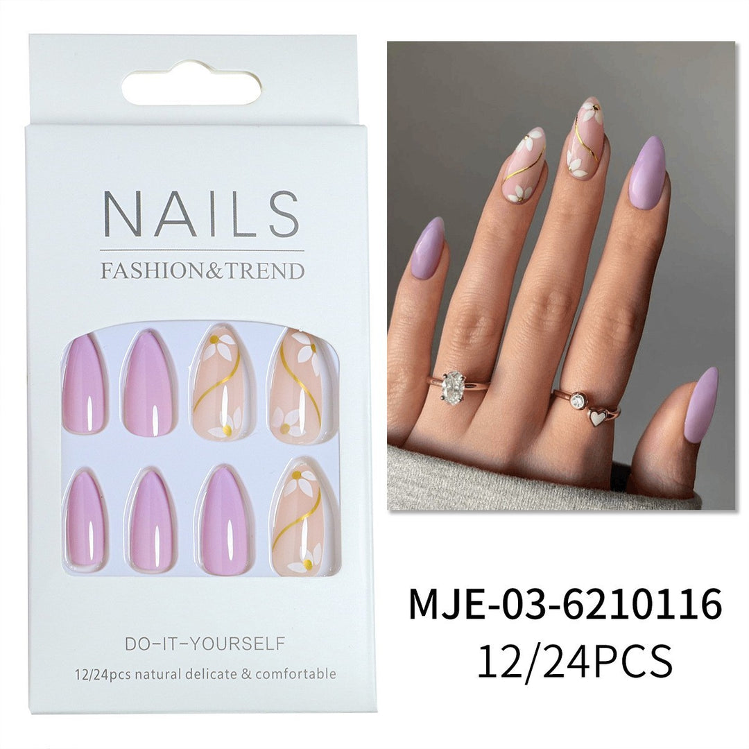 Creative Press-On Nail Design Stornfield