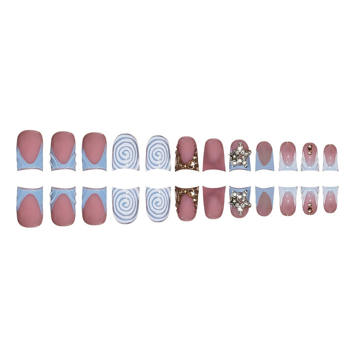Decorative Press-On Nail Art Set Stornfield