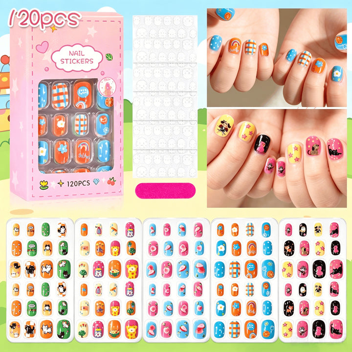 Decorative Cartoon-Themed Nail Sticker Collection Stornfield