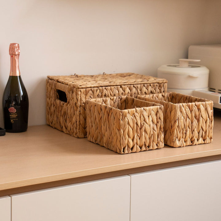 Handwoven Natural Storage Basket Stornfield