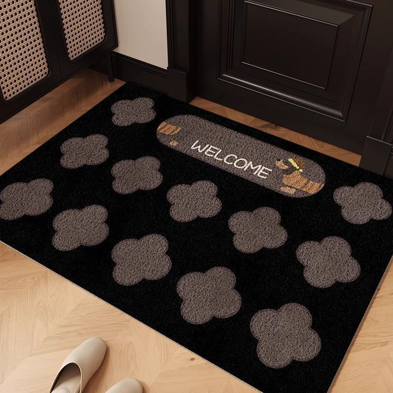 Playful Dog-Themed Entrance Mat