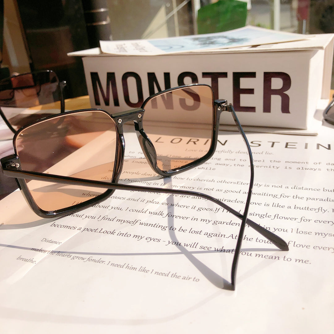 Oversized Geometric Frame Sunglasses Stornfield