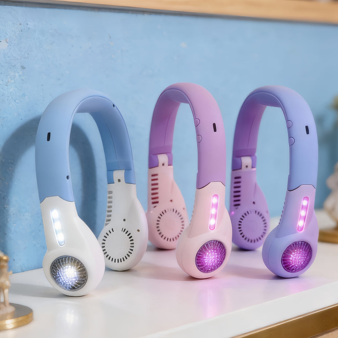 Portable Neck Fan with Flexible Gooseneck and USB Connection Stornfield