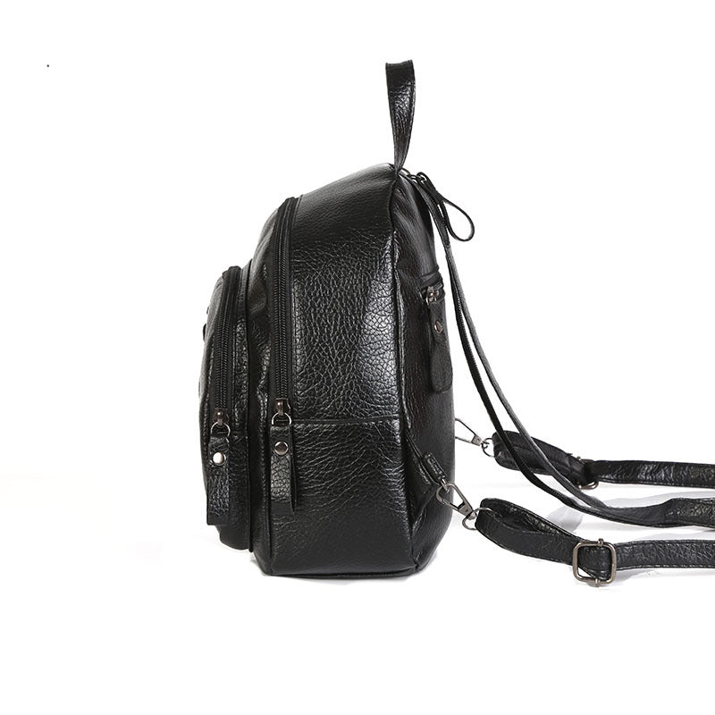 Stylish Leather Mini Backpack Stornfield