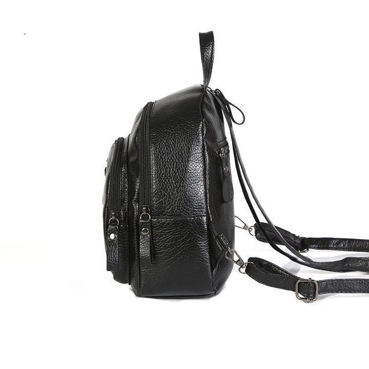 Stylish Leather Mini Backpack Stornfield